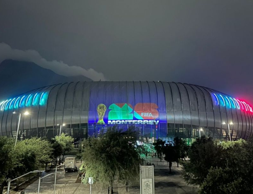 Estadio BBVA, sede del Mundial 2026.