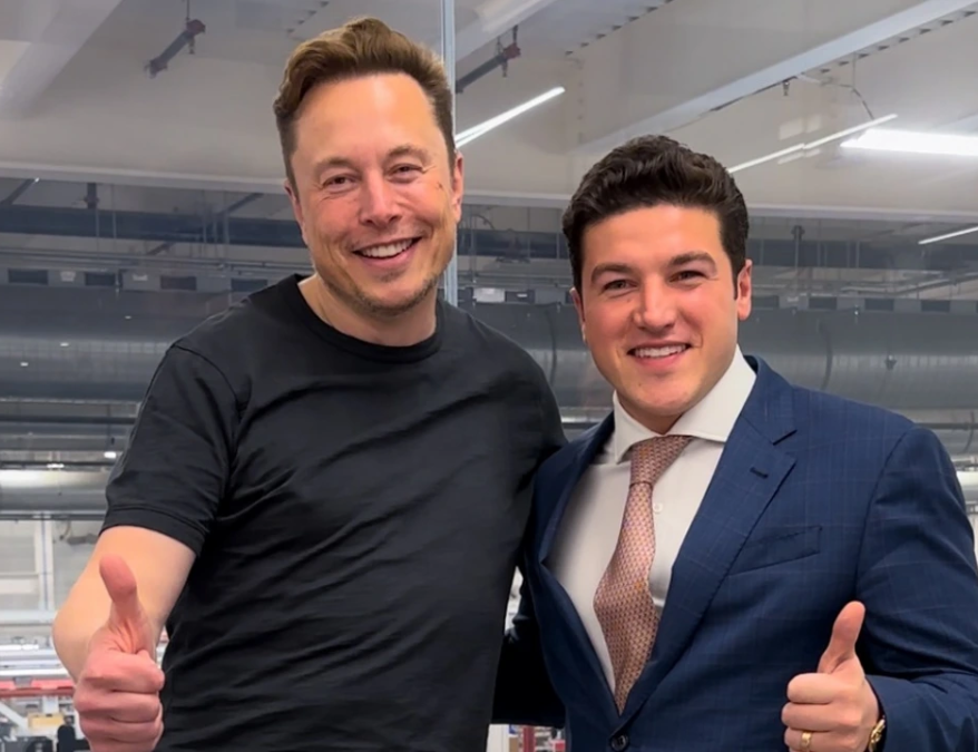 Samuel García, Gobernador de NL, y Elon Musk, CEO de Tesla