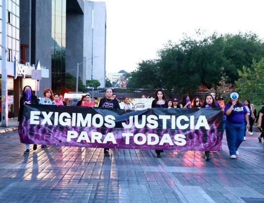 Marcha feminista, violencia de género, feminicidios