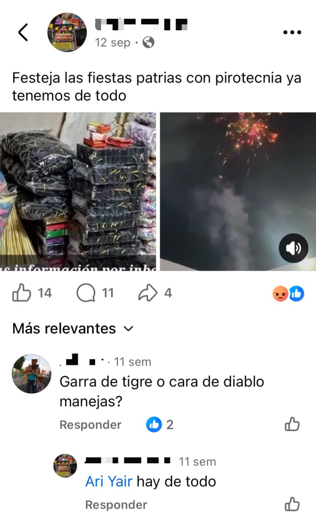 Image - Justicia Regia Pirotecnia En Pesquería Revela Venta Ilegal En Redes Sociales