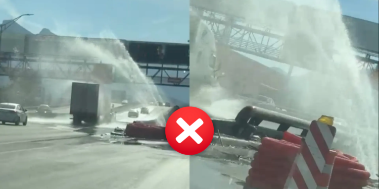 Línea 6 Del Metro De Samuel Provoca Ruptura De Tubería Y Mega Fuga De Agua En Avenida Miguel Alemán En San Nicolás Justicia Regia - Justicia Regia