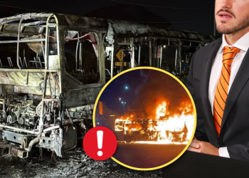 Se Incendia Camión De La Ruta 232 En Escobedo Pero Samuel Presume Su 80 De Avance Imaginario Justicia Regia - Justicia Regia