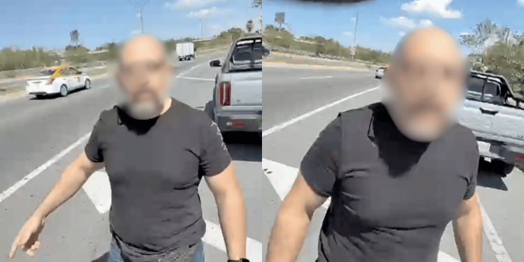 Hombre-amenaza-a-conductor - Justicia Regia Hombre Amenaza a Conductor - Justicia Regia